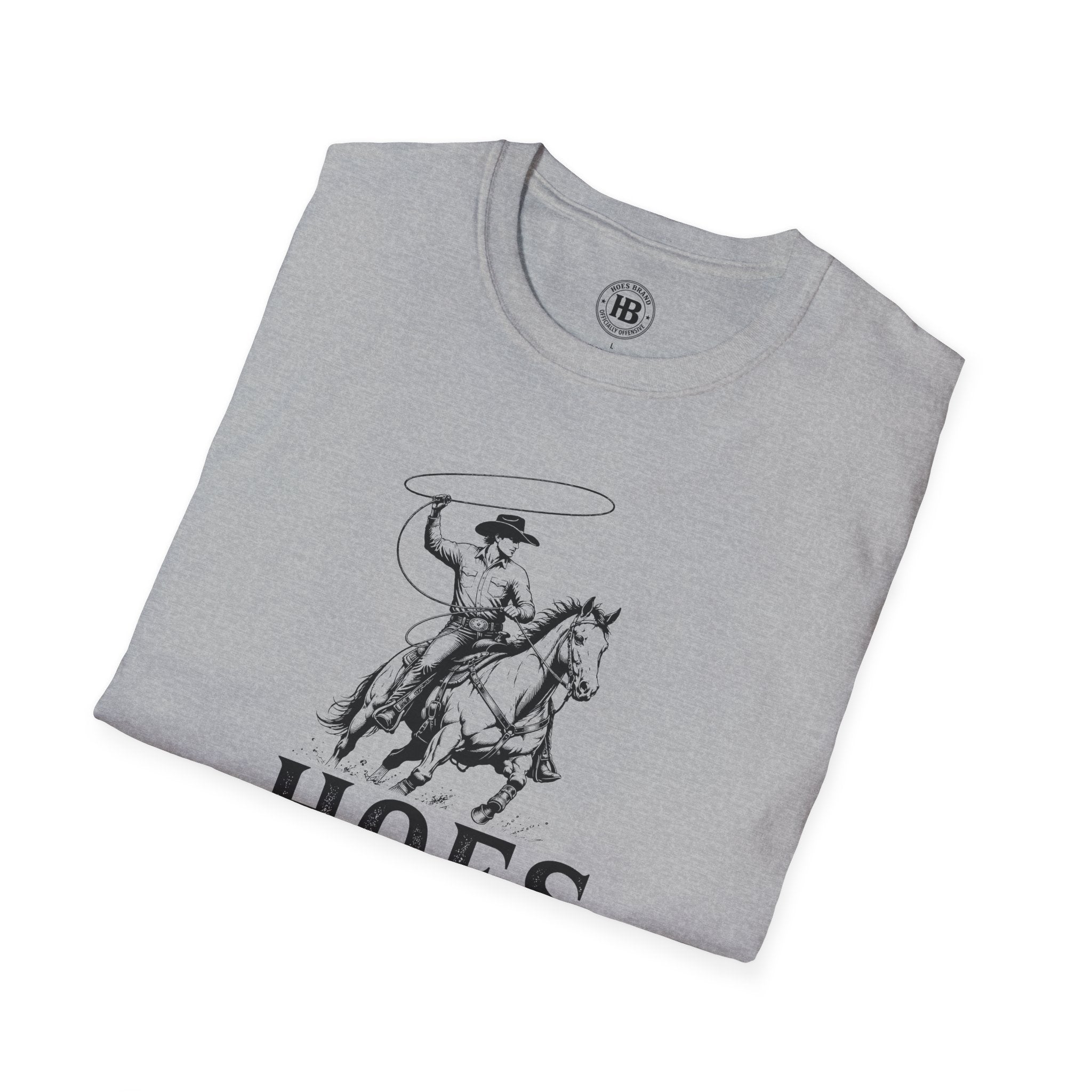 Hoes Ranch Front Only Tee – He Rides – Hoes Clothes