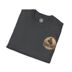 Rodeo Hoes Western Wear Front & Back Tee – Full Color – He Rides – Hoes Clothes