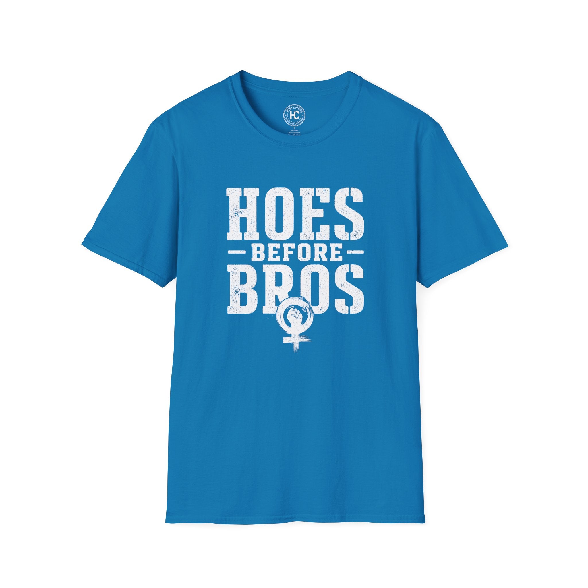 Hoes Before Bros Power Large Front Print Tee – Hoes Clothes