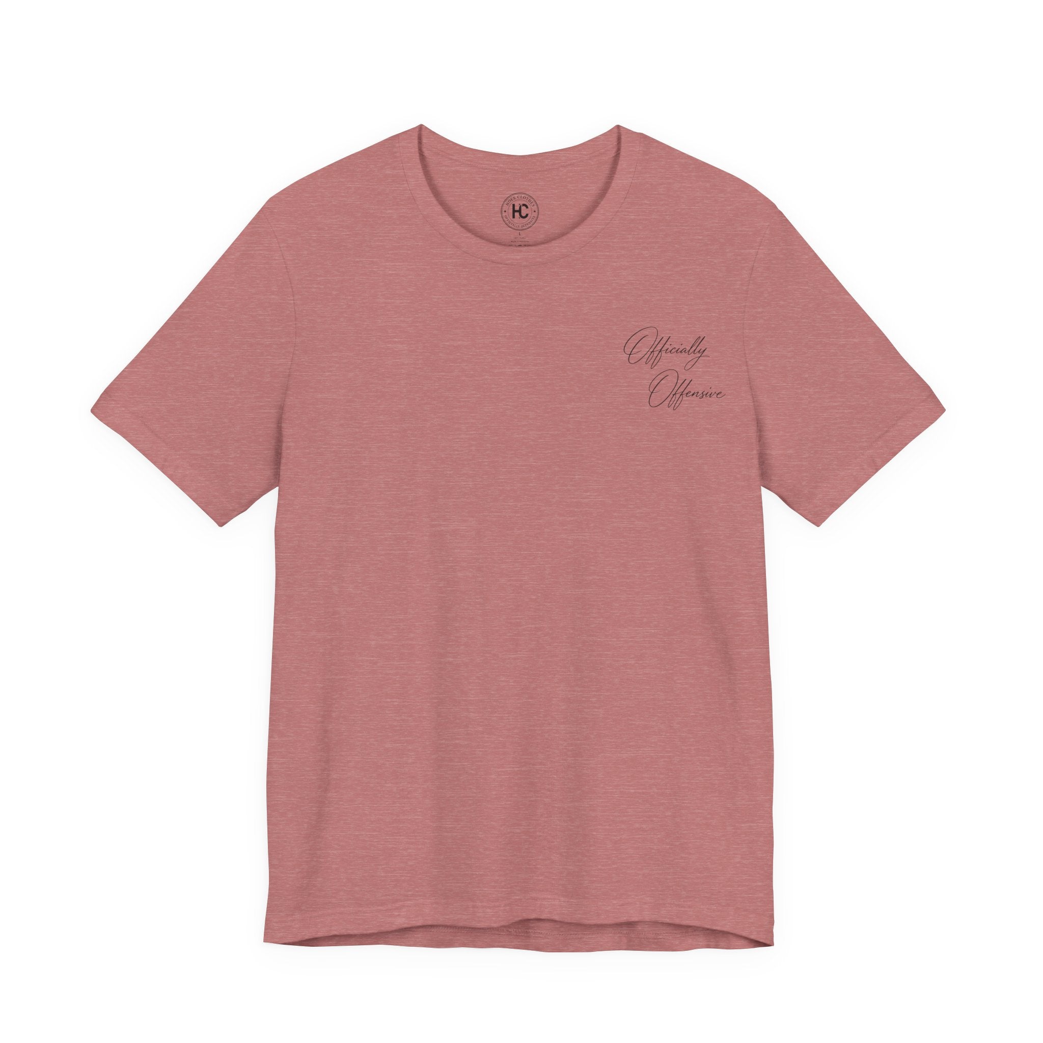 Officially Offensive Script Tee – Hoes Clothes