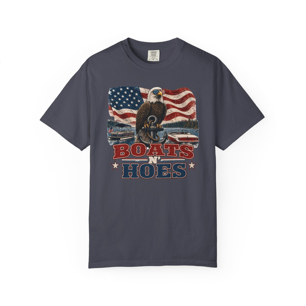 Boats and Hoes Patriotic Shirt