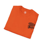 Greasy Hoes Garage Front & Back Tee – Hoes Clothes