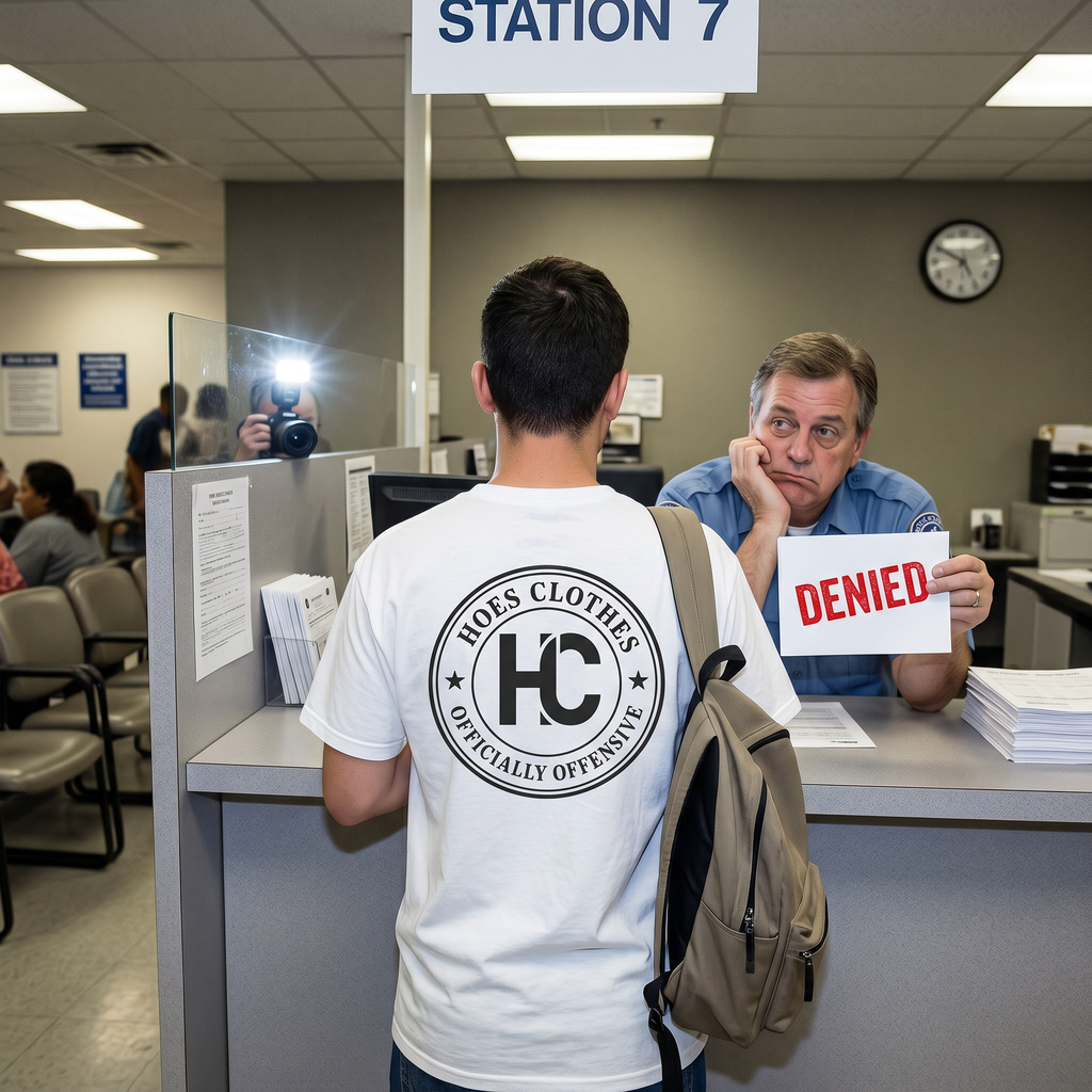 HC "Officially Offensive" Front & Back Tee – Hoes Clothes