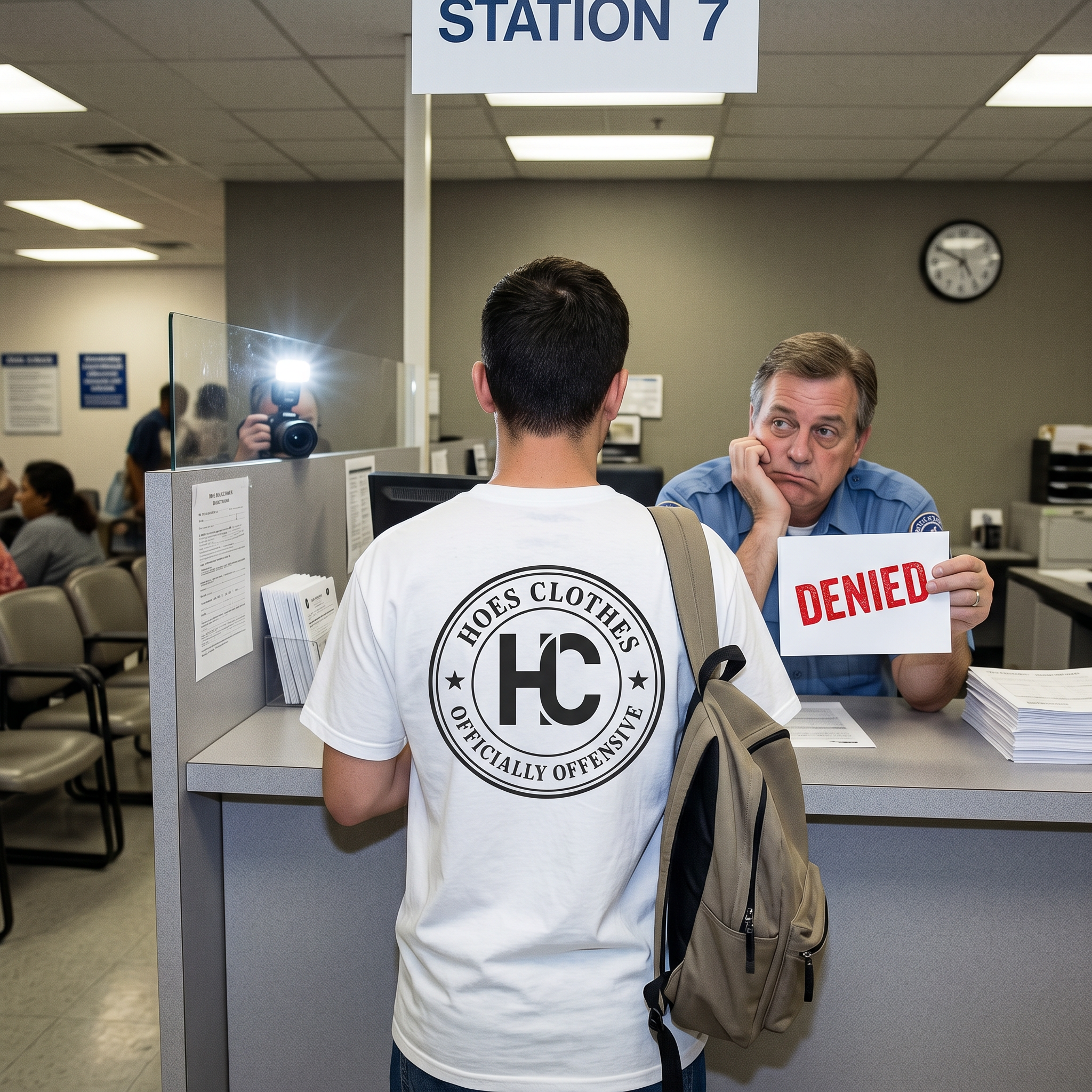HC "Officially Offensive" Front & Back Tee – Hoes Clothes