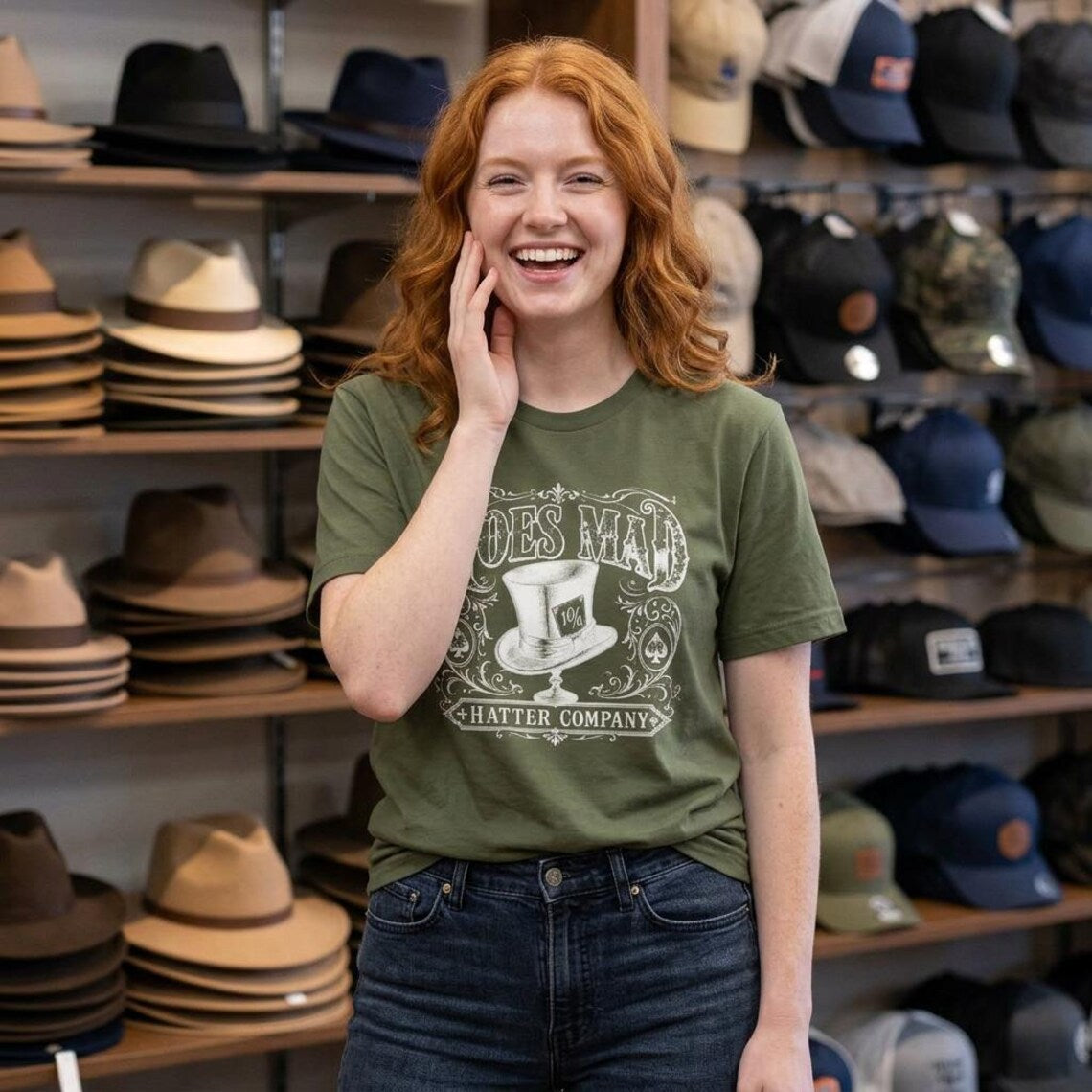 Hoes Mad Hatter Co. Front Only Tee – Hoes Clothes