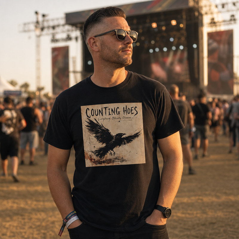 Counting Hoes Tee Front Only – Hoes Clothes