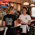 Sloppy Hoes Diner Classic Front & Back Tee – Hoes Clothes