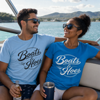 Boats and Hoes Retro Front Only Tee – Hoes Clothes