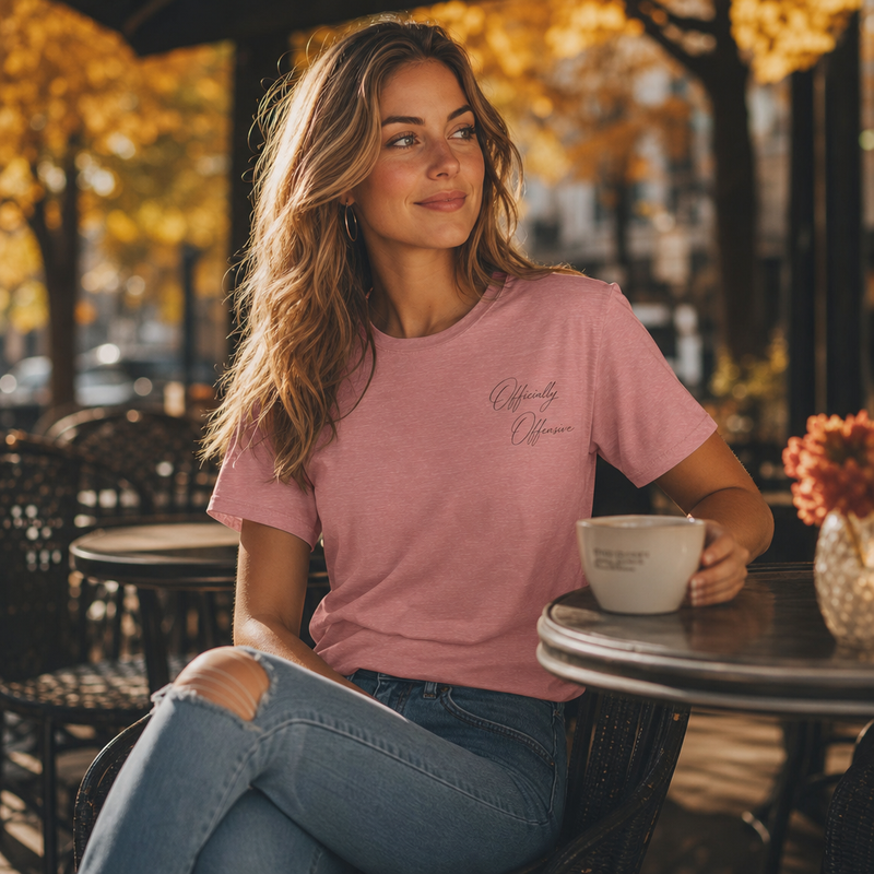 Officially Offensive Script Tee – Hoes Clothes