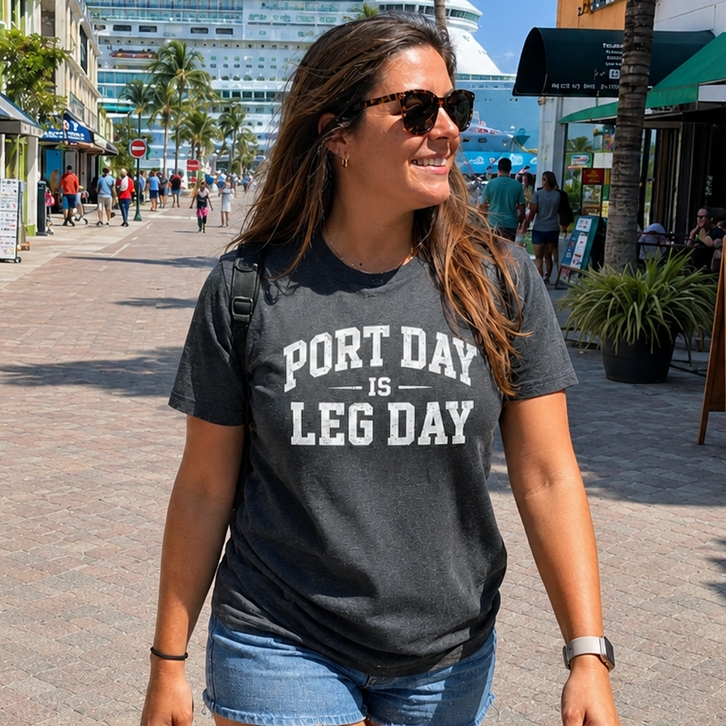 Port Day is Leg Day Tee