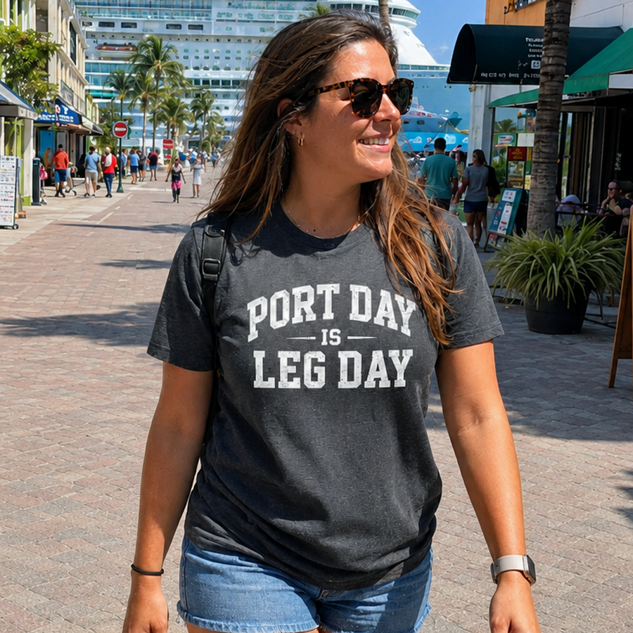 Port Day is Leg Day Tee