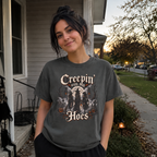 Creepin’ With My Hoes Halloween Tee