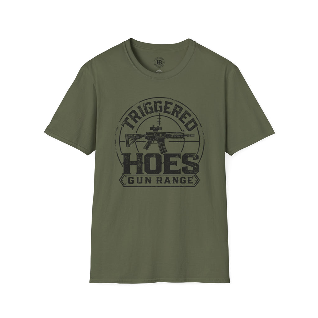 Triggered Hoes Gun Range Tee