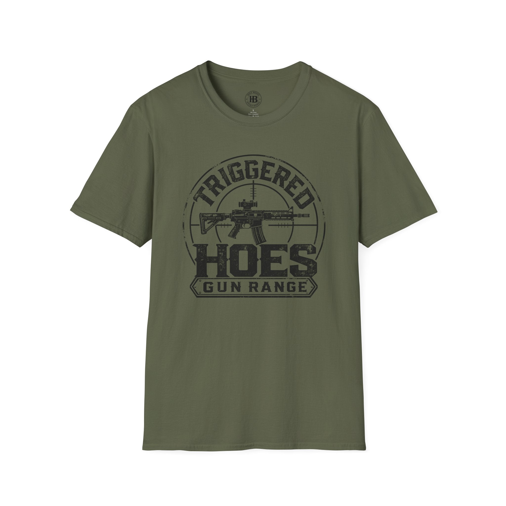 Triggered Hoes Gun Range Tee – Hoes Clothes