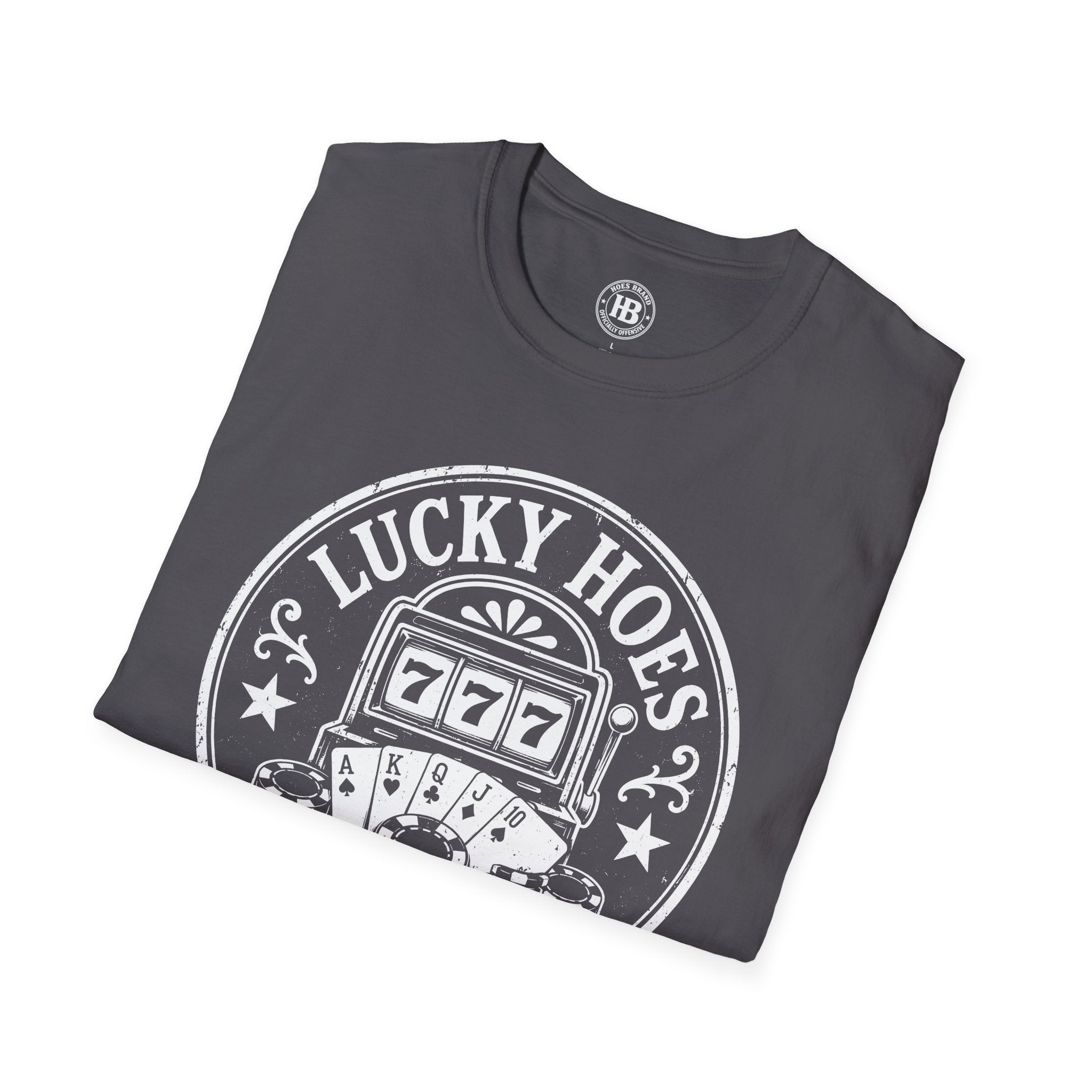 Lucky Hoes Casino Front Only Tee – Hoes Clothes