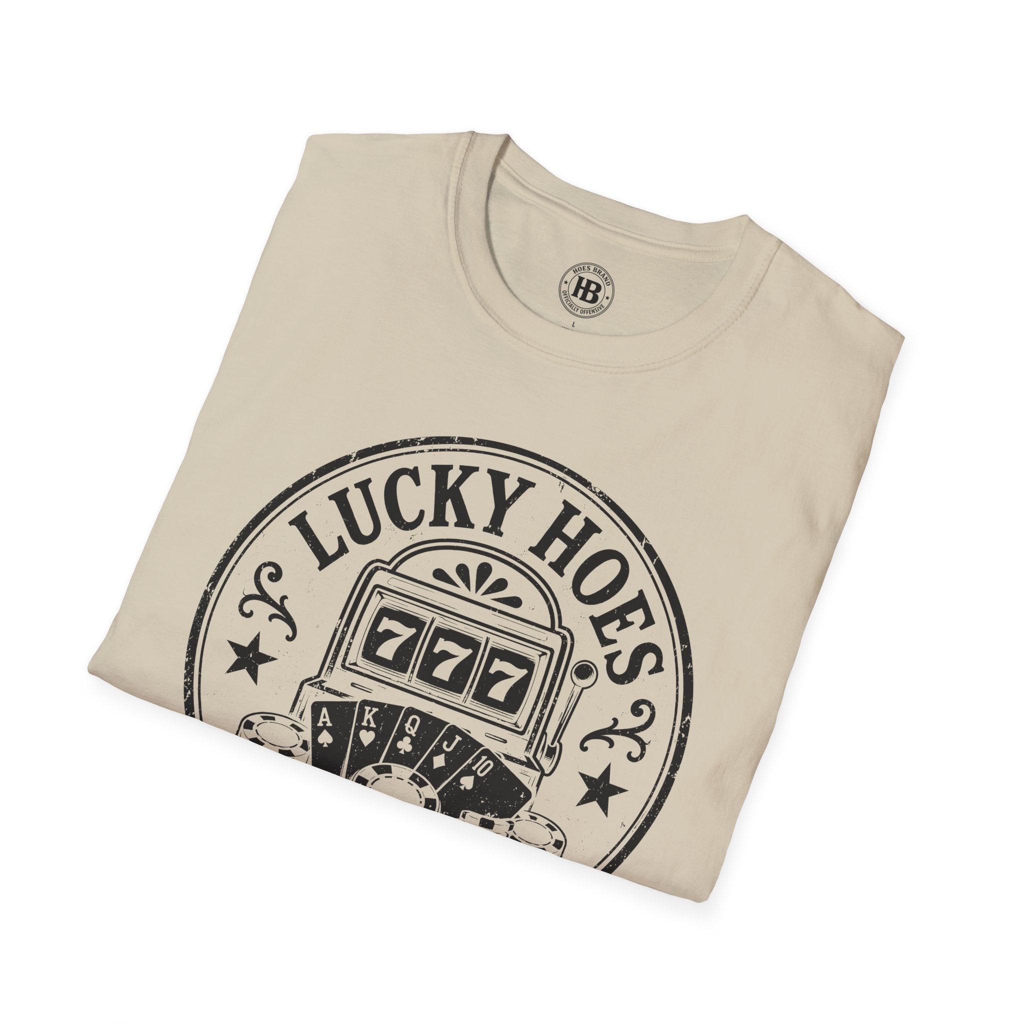 Lucky Hoes Casino Front Only Tee – Hoes Clothes