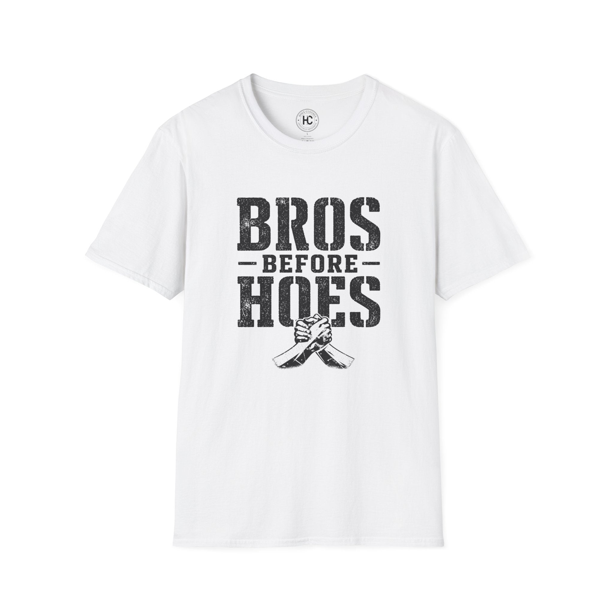 Bros Before Hoes Power Large Front Print Tee – Hoes Clothes