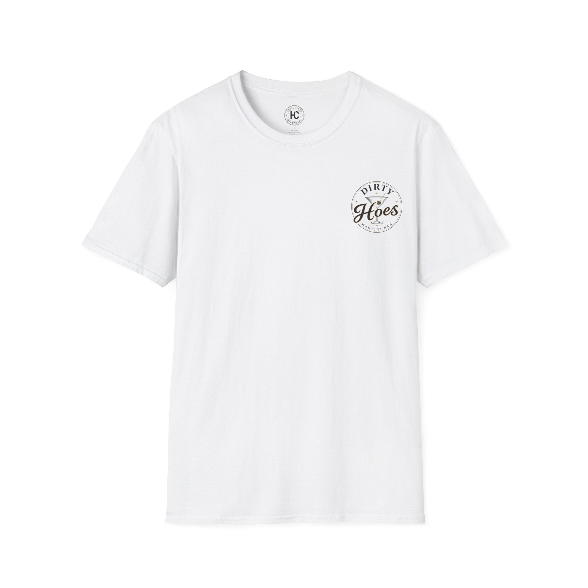 Dirty Hoes Martini Bar Front & Back Tee – Hoes Clothes