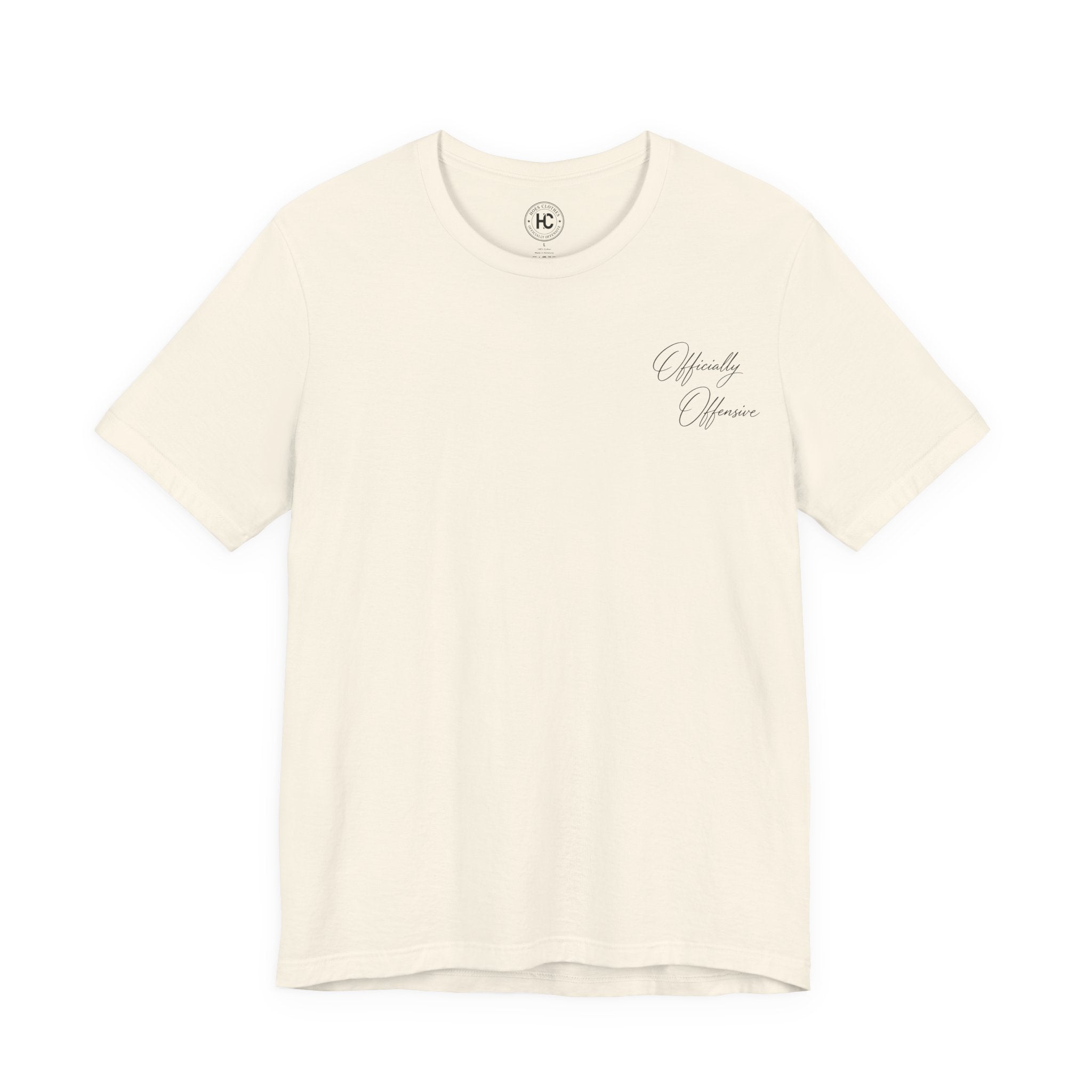 Officially Offensive Script Tee – Hoes Clothes