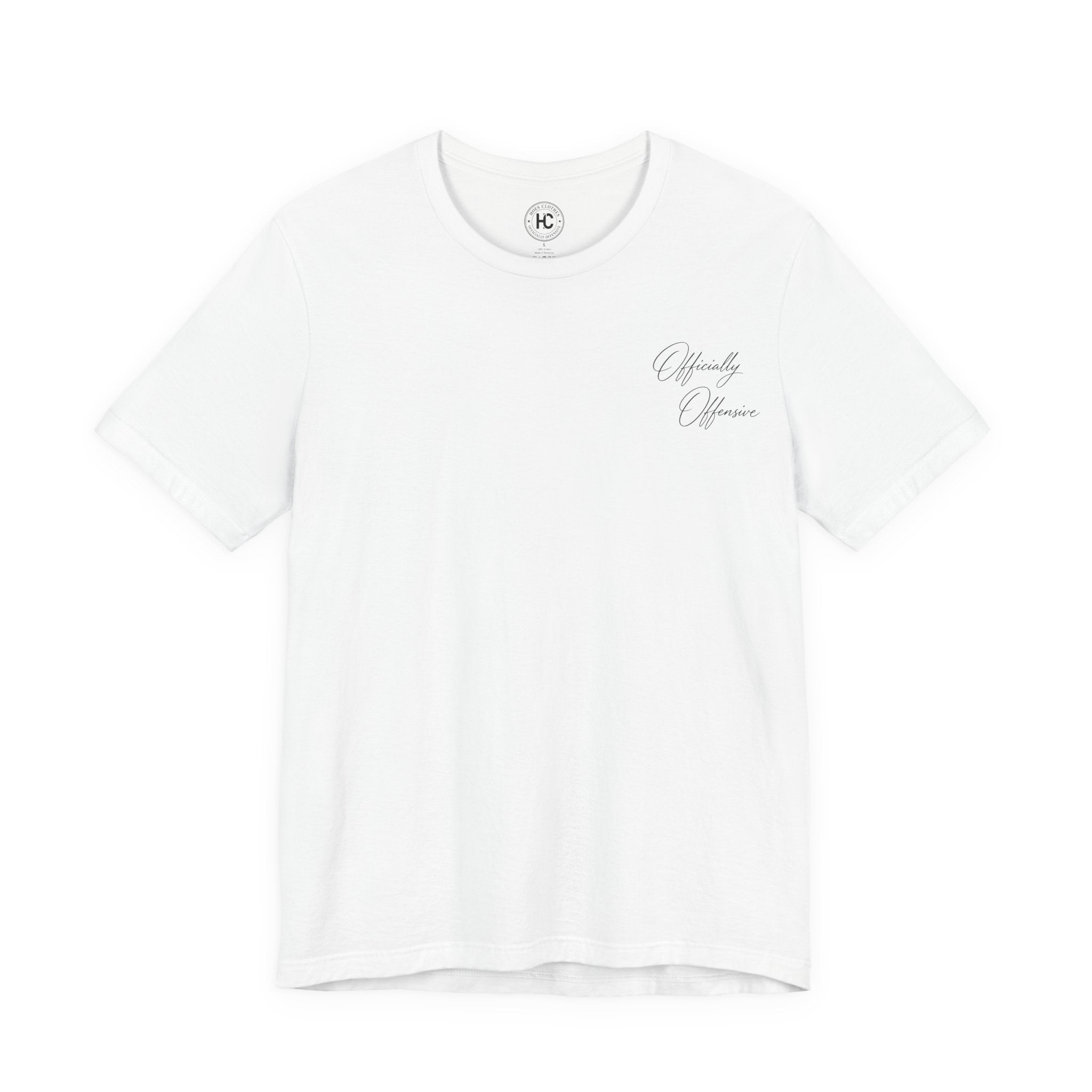 Officially Offensive Script Tee – Hoes Clothes