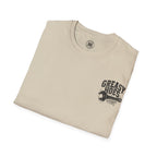 Greasy Hoes Garage Front & Back Tee – Hoes Clothes