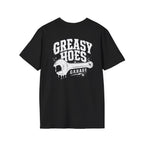 Greasy Hoes Garage Front & Back Tee – Hoes Clothes