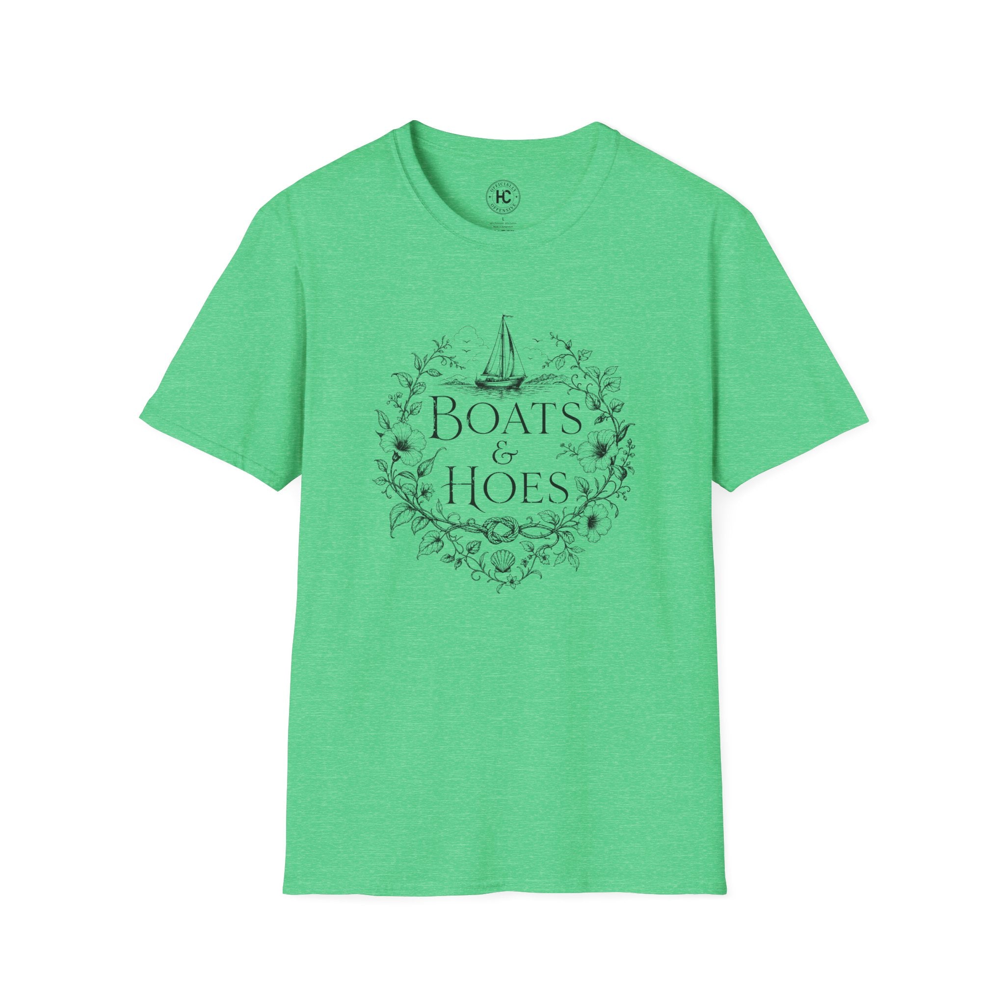 Boats and Hoes Botanical Front Only Tee – Hoes Clothes