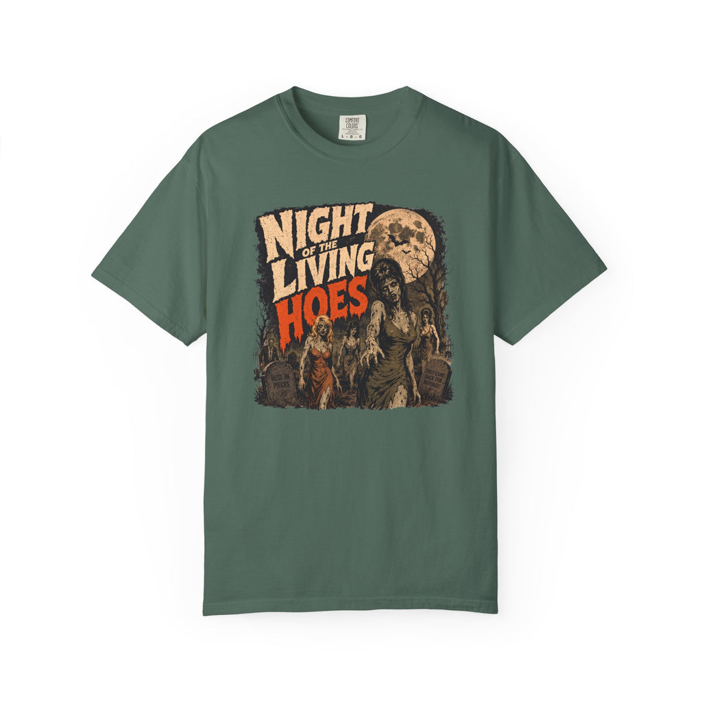 Night of the Living Hoes Zombie Halloween Tee