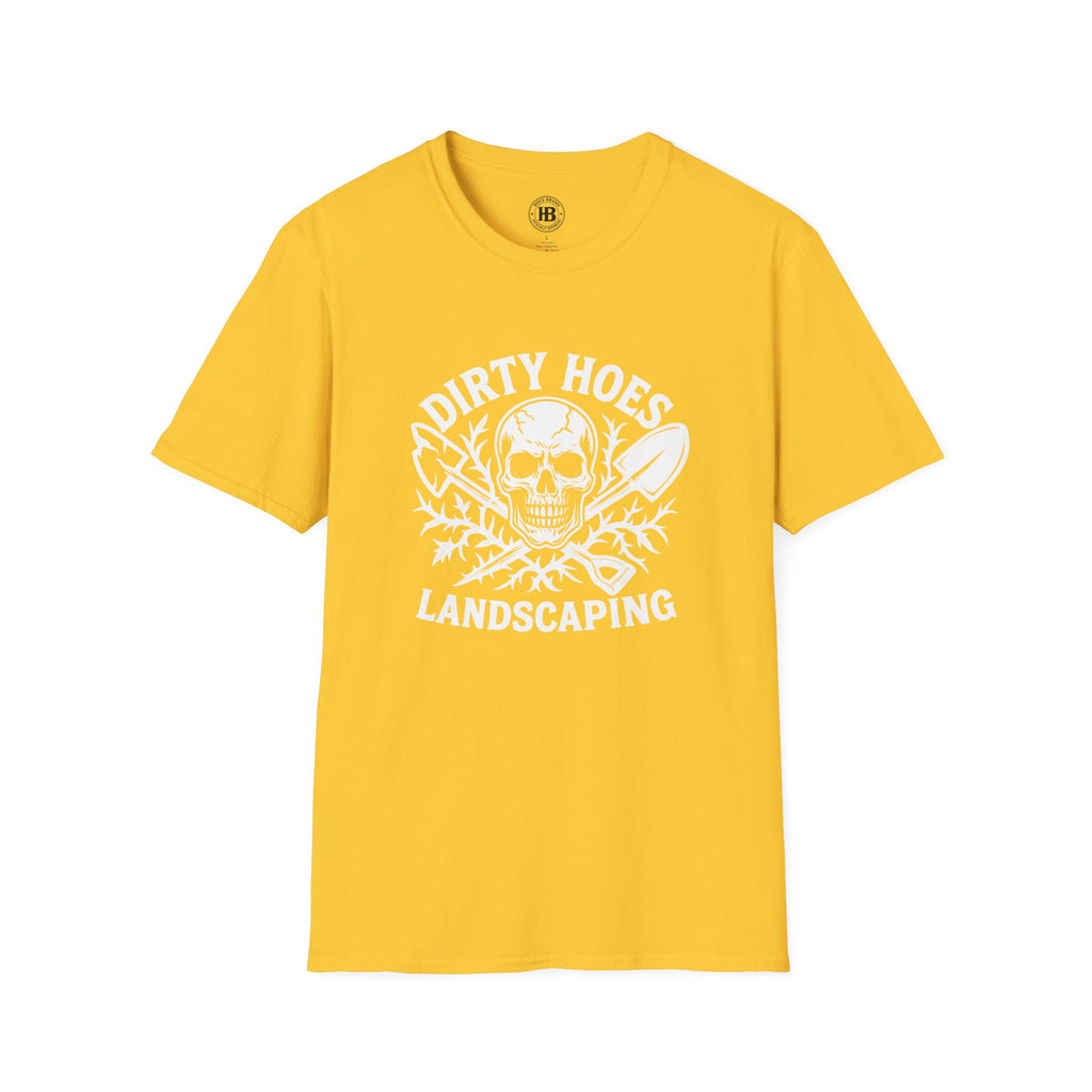 Dirty Hoes Landscaping Skull Tee