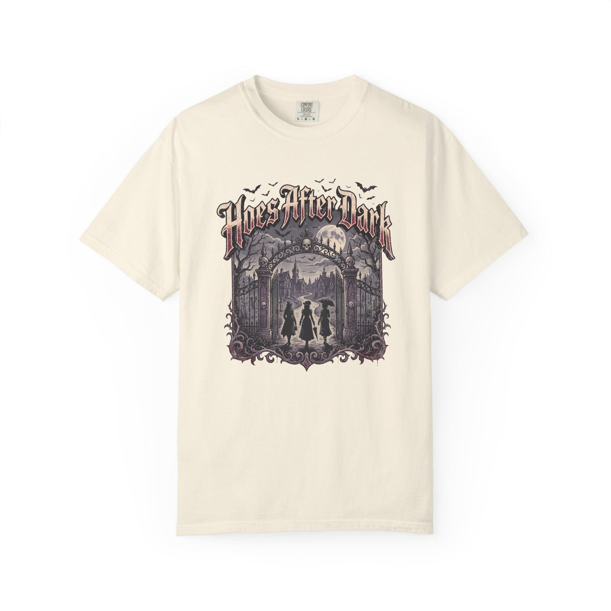 Hoes After Dark Gothic Halloween Tee