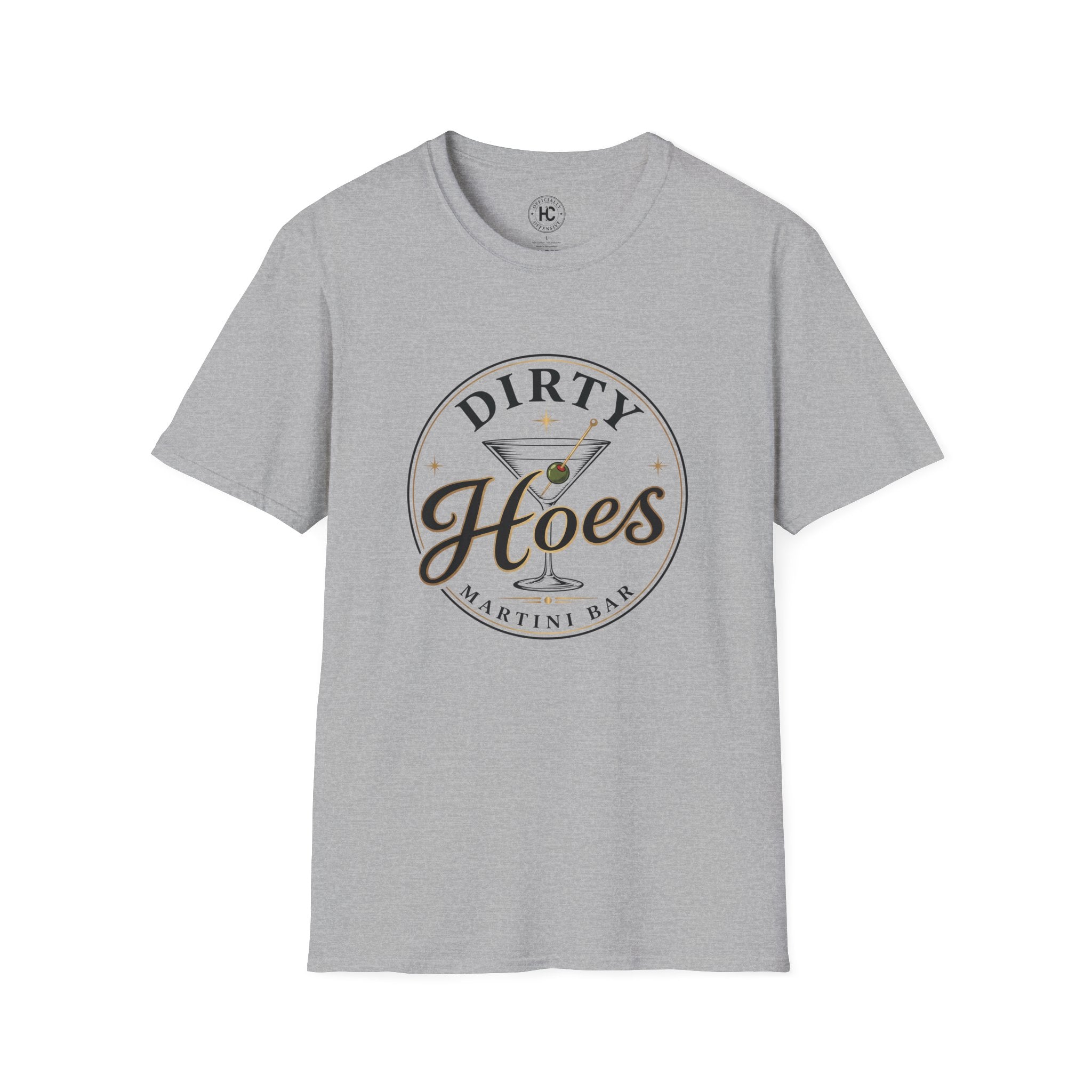 Dirty Hoes Martini Bar Front Only Tee – Hoes Clothes