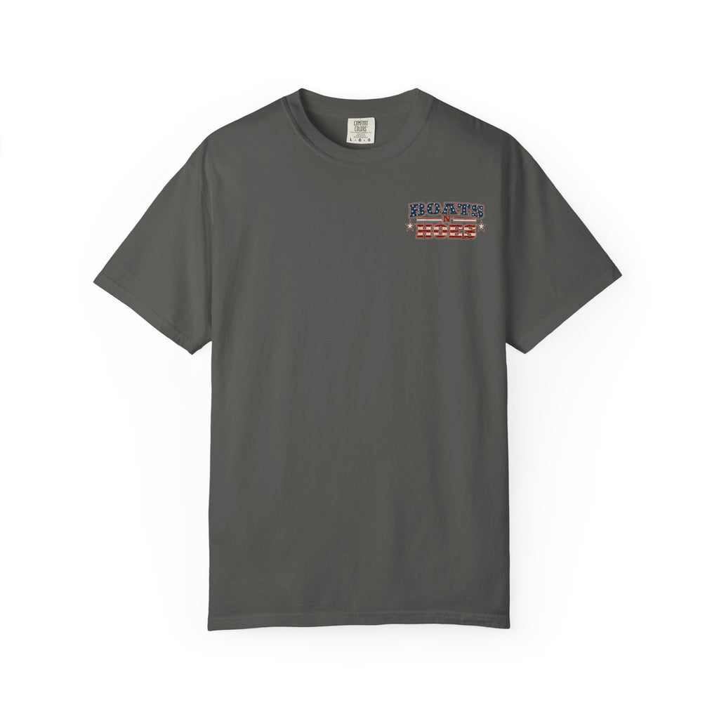 Boats and Hoes Patriotic Shirt