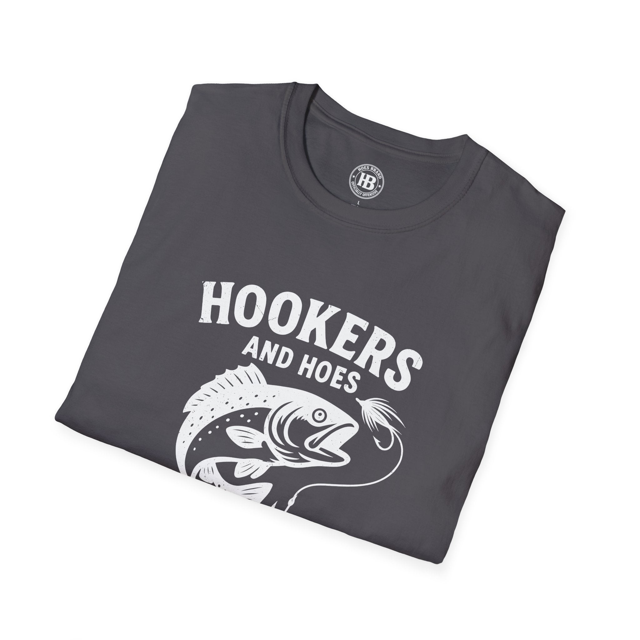 Hookers & Hoes Fishing Guides Front Only Tee – Hoes Clothes