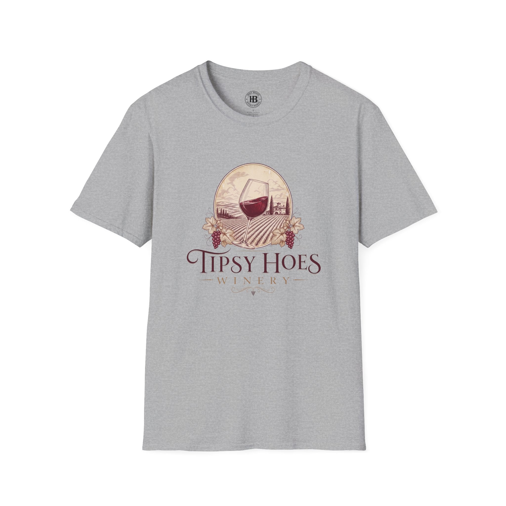 Tipsy Hoes Winery Front Only Tee – Hoes Clothes