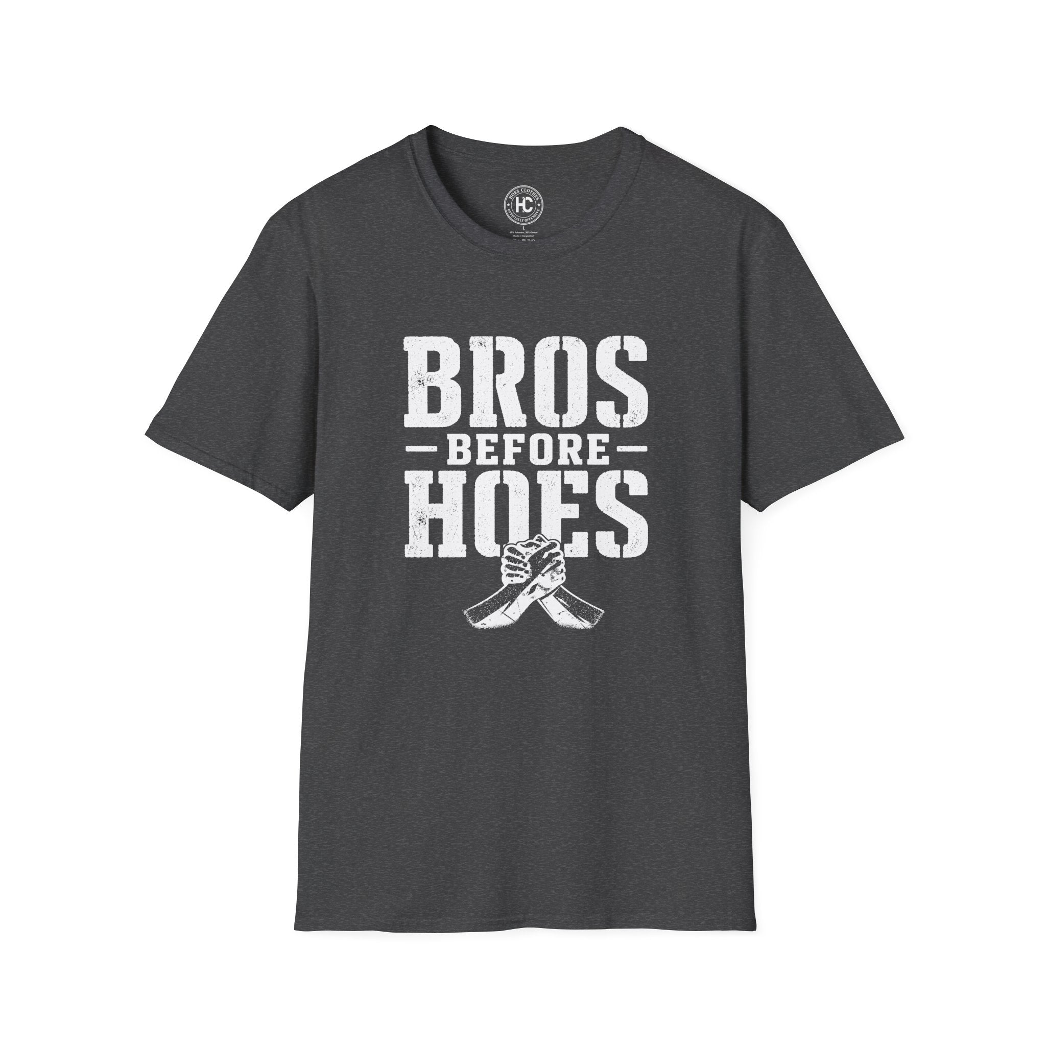 Bros Before Hoes Power Large Front Print Tee – Hoes Clothes