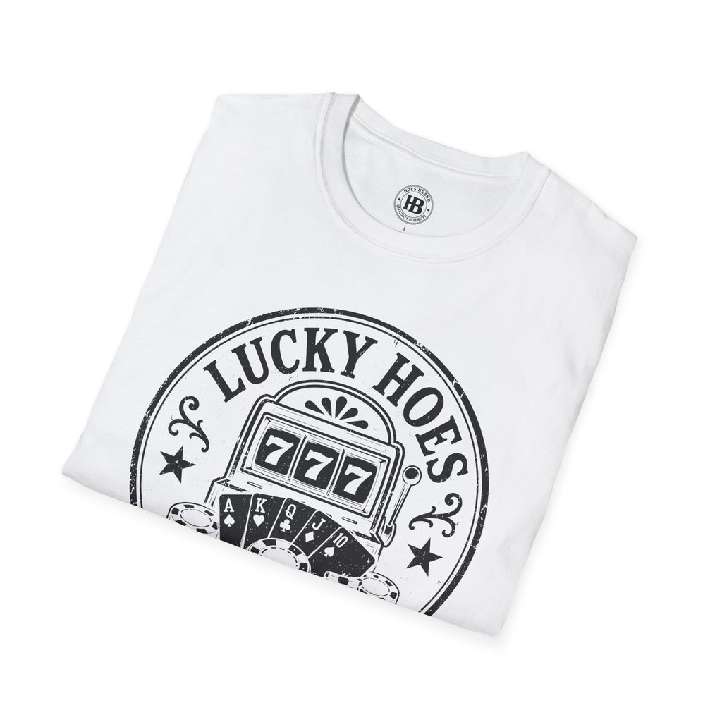Lucky Hoes Casino Front Only Tee – Hoes Clothes
