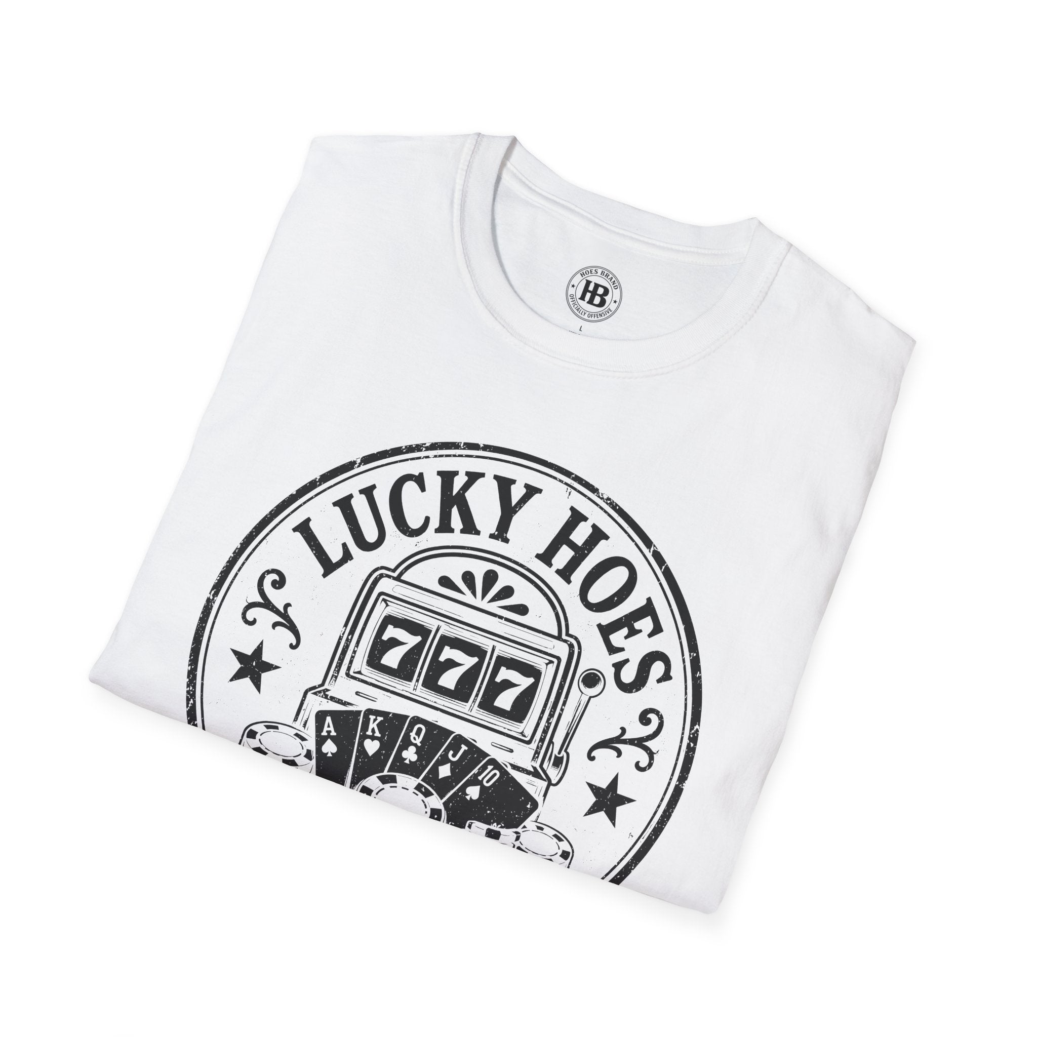 Lucky Hoes Casino Front Only Tee – Hoes Clothes