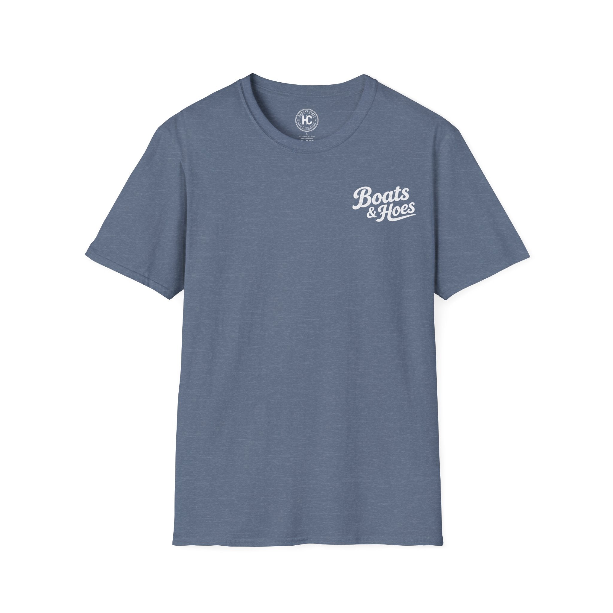 Boats and Hoes Sunset Cruising Left Chest Full Back Print Tee – Hoes Clothes