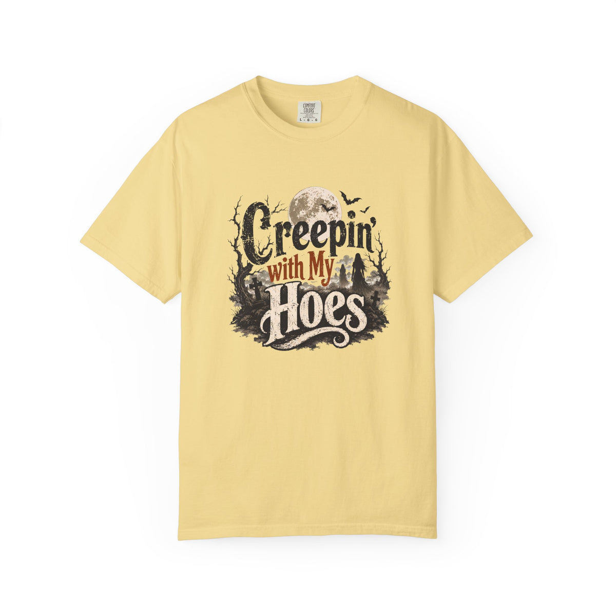 Creepin’ With My Hoes Graveyard Halloween Tee