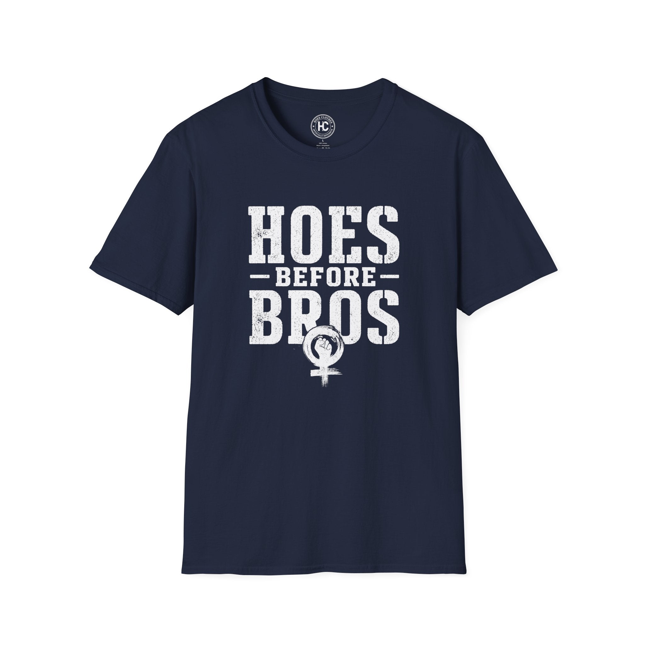 Hoes Before Bros Power Large Front Print Tee – Hoes Clothes