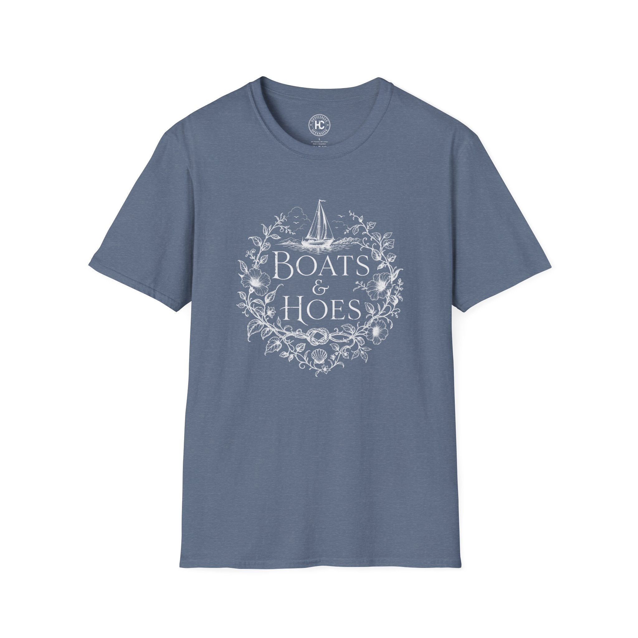 Boats and Hoes Botanical Front Only Tee – Hoes Clothes