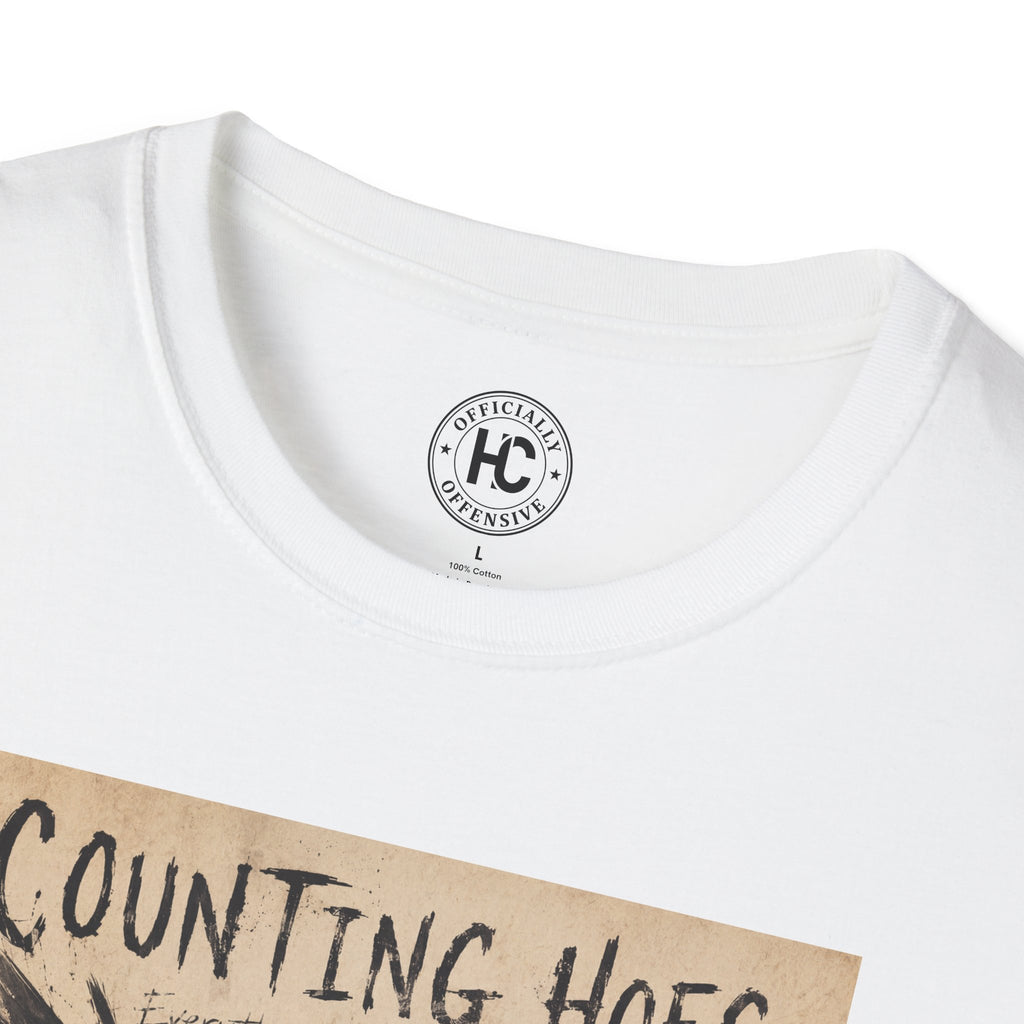 Counting Hoes Tee Front Only – Hoes Clothes
