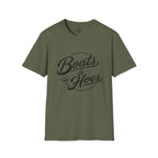 Boats and Hoes Retro Tee