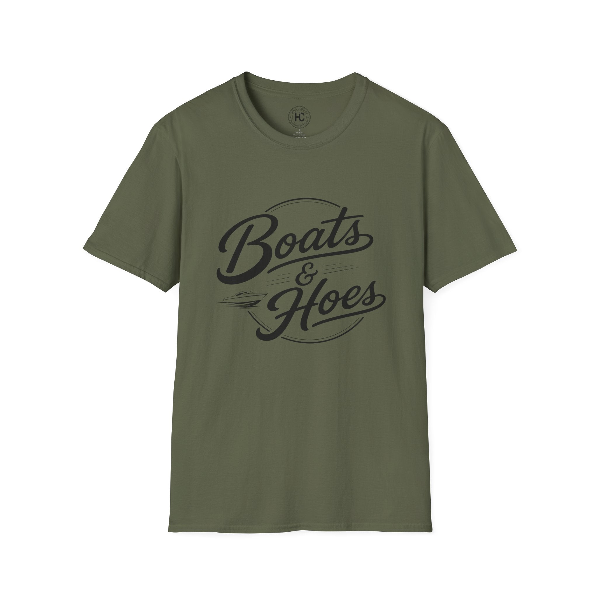 Boats and Hoes Retro Front Only Tee – Hoes Clothes