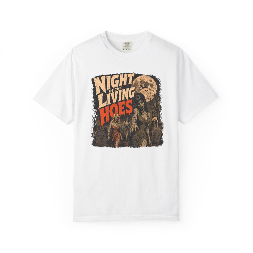 Night of the Living Hoes Zombie Halloween Tee
