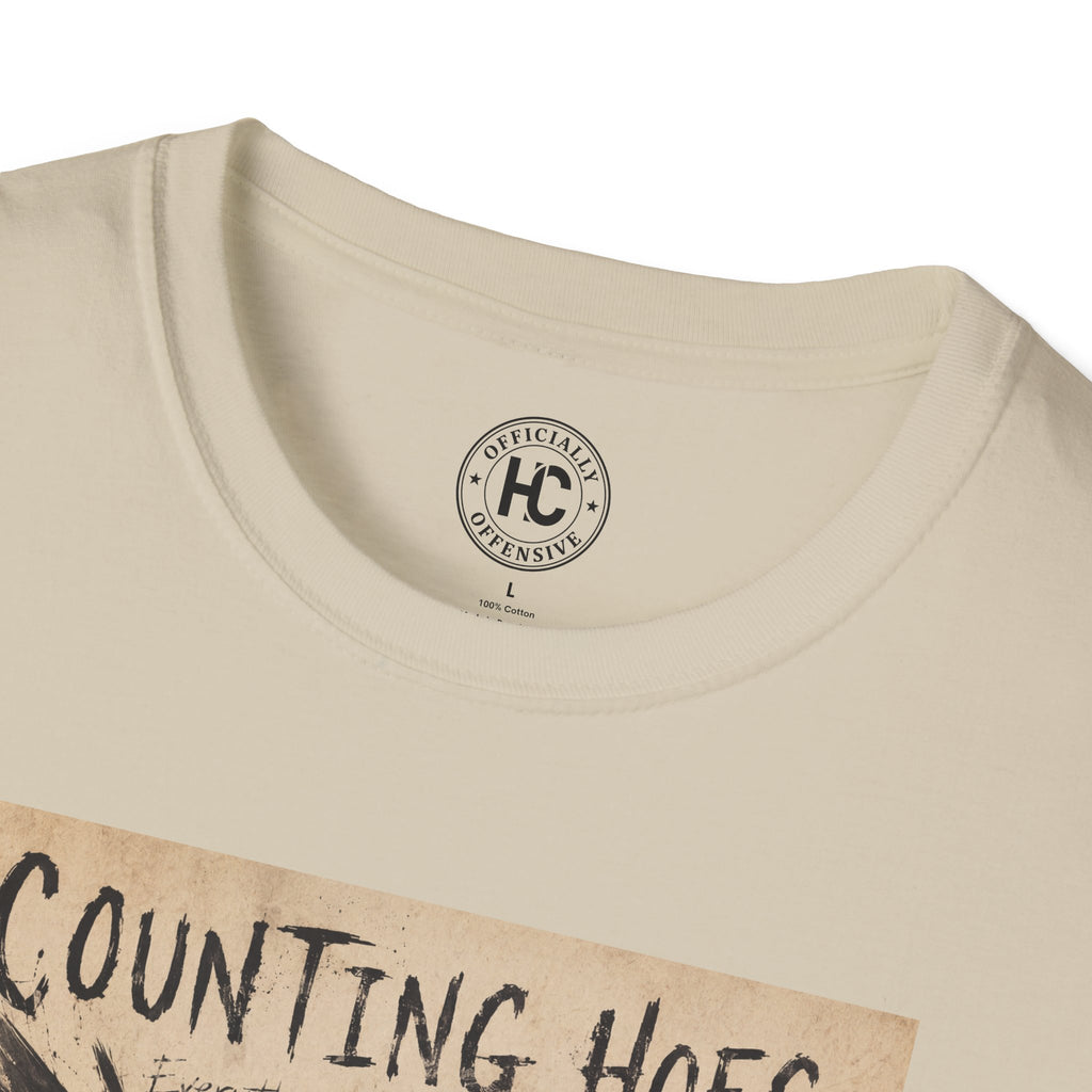 Counting Hoes Tee Front Only – Hoes Clothes