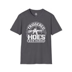 Triggered Hoes Gun Range Front Only Tee – Hoes Clothes