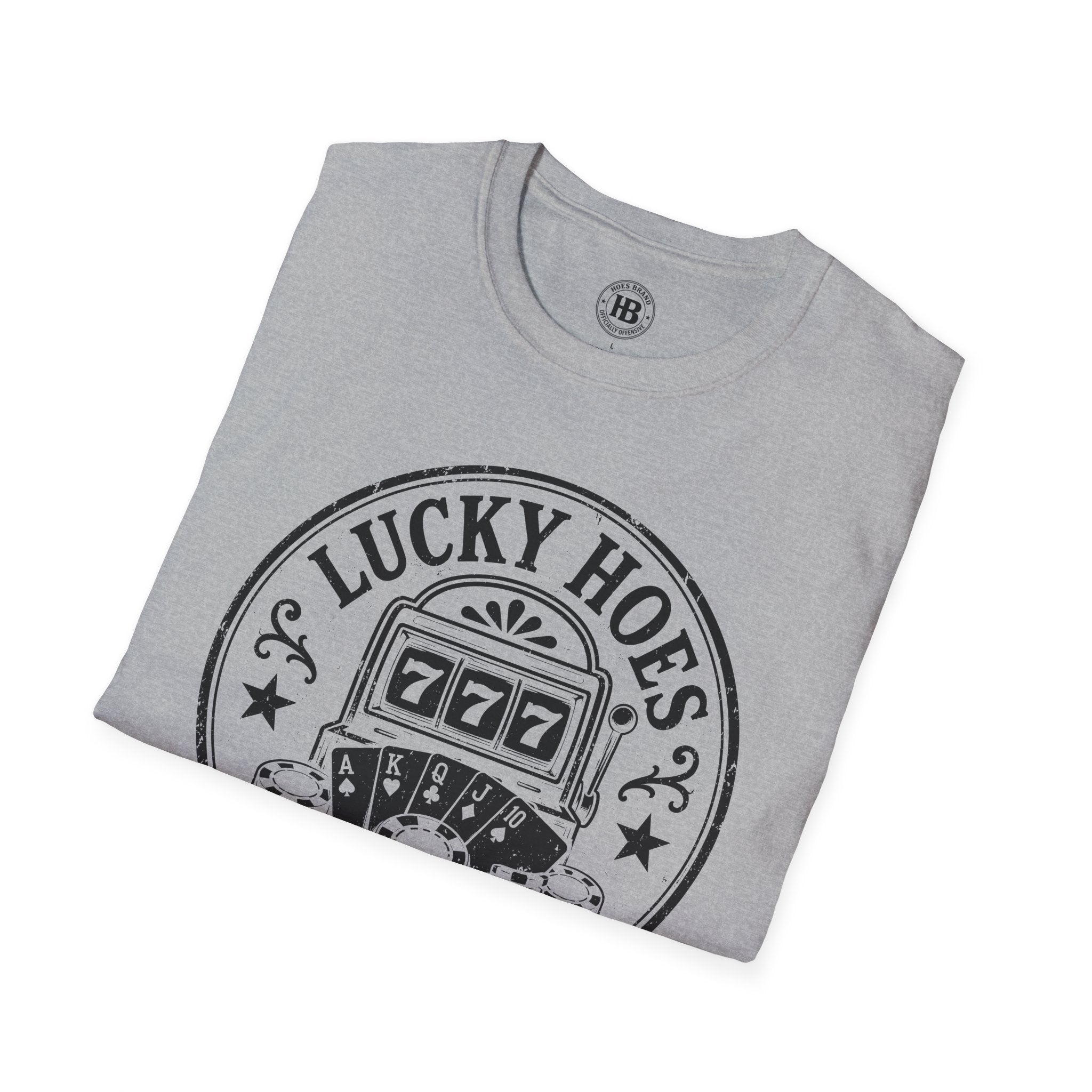 Lucky Hoes Casino Front Only Tee – Hoes Clothes