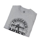 Triggered Hoes Gun Range Front Only Tee – Hoes Clothes