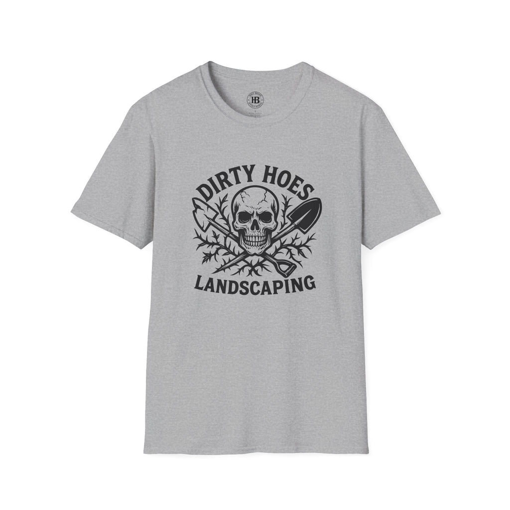 Dirty Hoes Landscaping Skull Tee